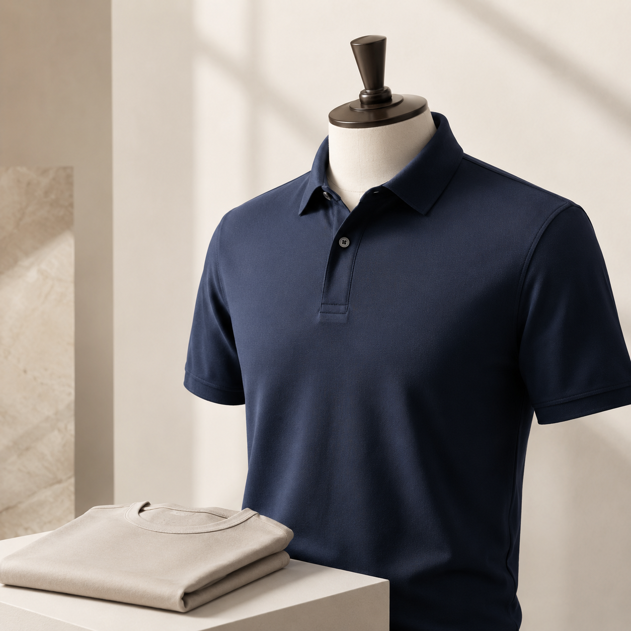 Polo premium em malha de qualidade